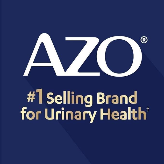 AZO Urinary Pain Relief Maximum Strength (24 Count) Fast Relief of UTI Pain, Burning & Urgency + Cranberry Urinary Tract Health Gummies, 2 Gummies = 1 Glass of Cranberry Juice 72 Count