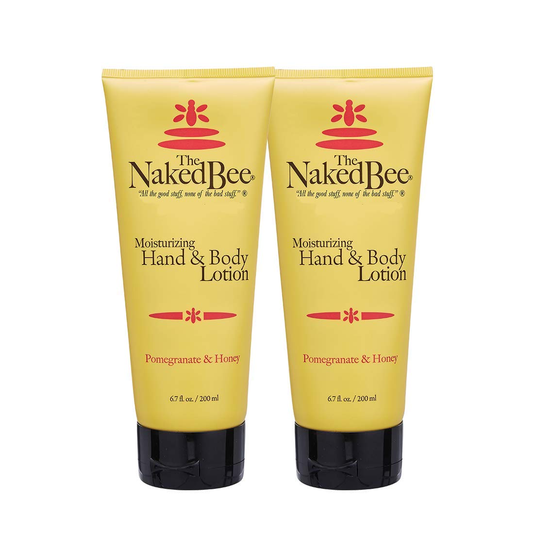 The Naked Bee Pomegranate & Honey Hand And Body Lotion, 6.7Oz - 2 Pack