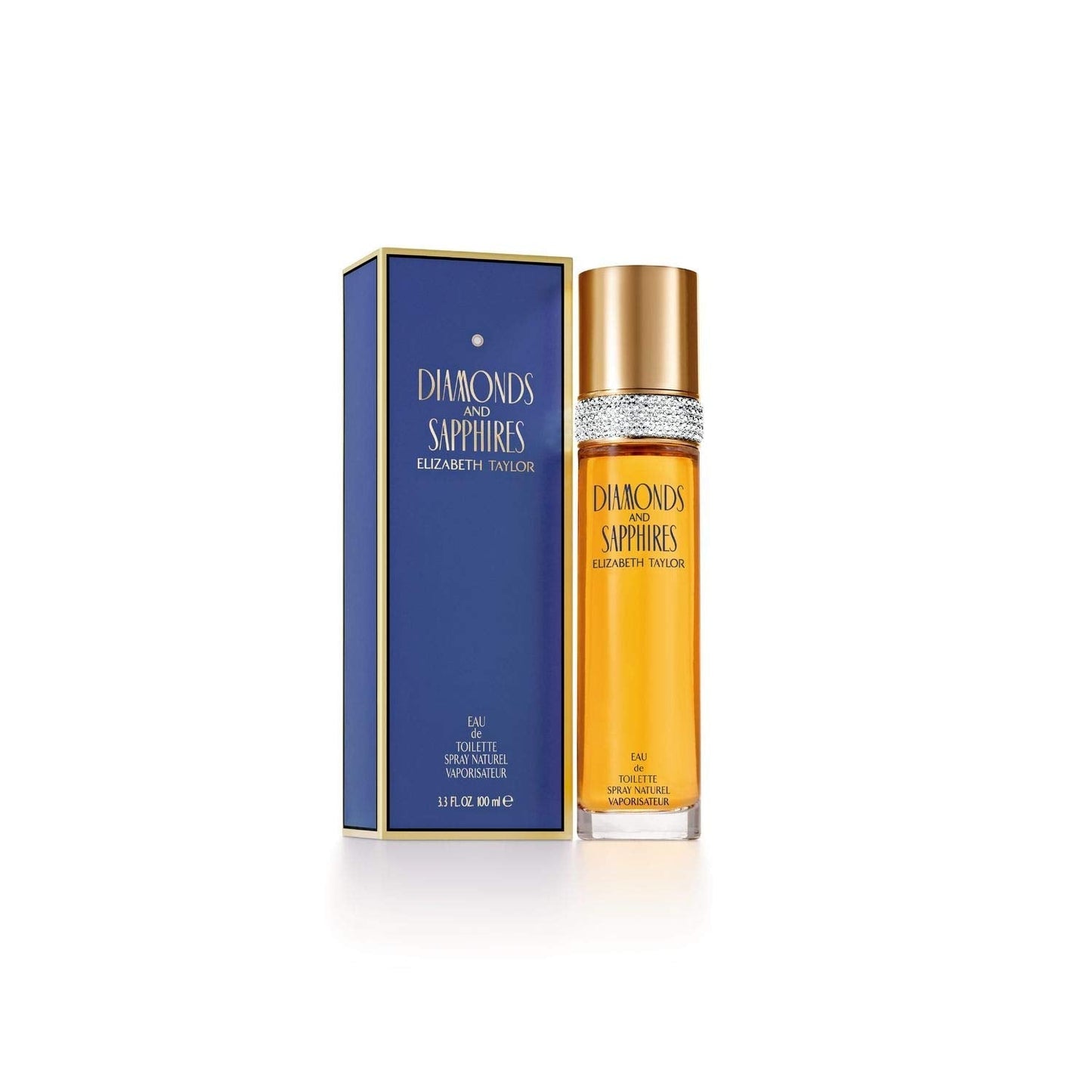 Elizabeth Taylor Diamonds and Sapphires for Women, Eau De Toilette Spray, 3.3 Fl Oz