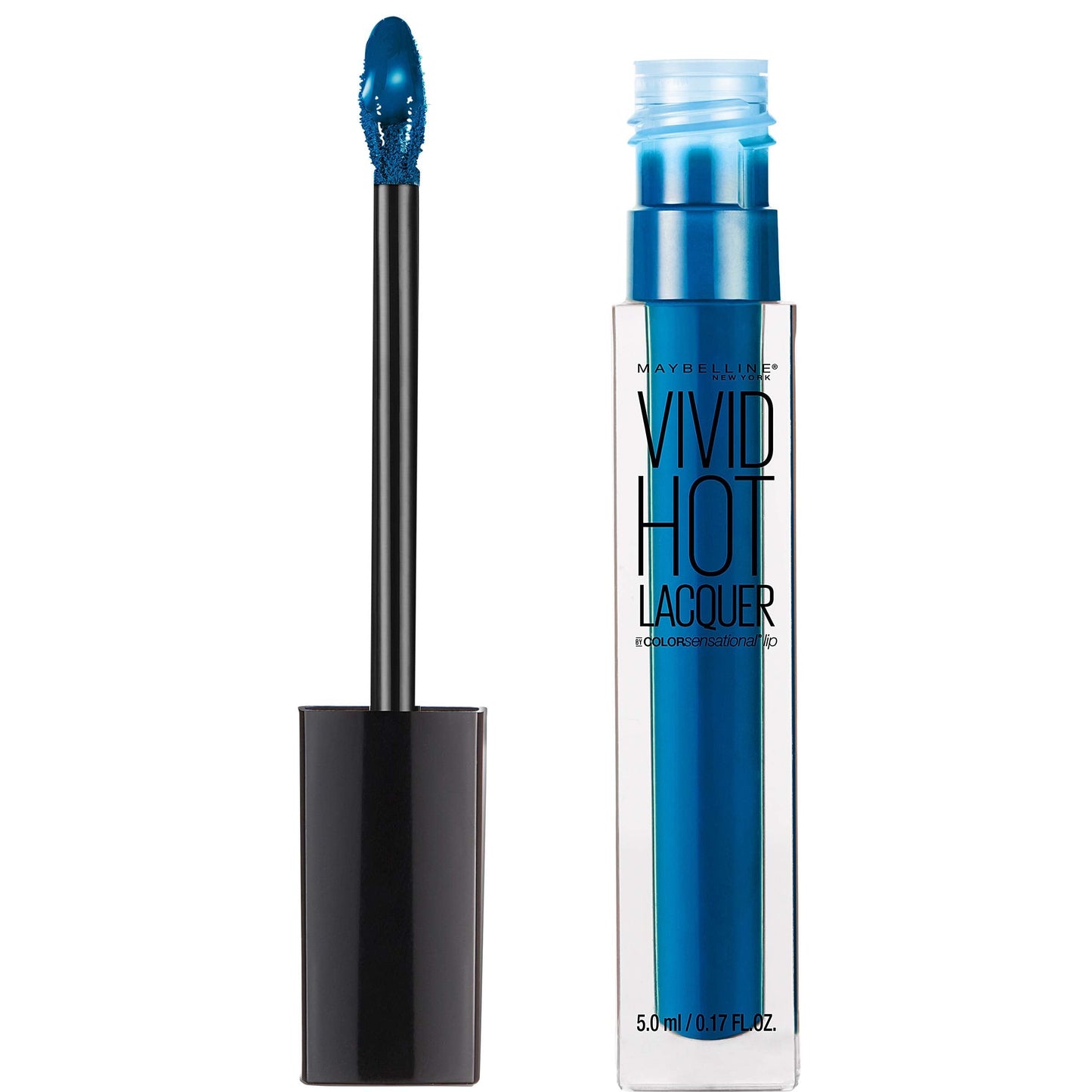 Maybelline New York Color Sensational Vivid Hot Lacquer Lip Gloss, Major, 0.17 fl. oz.