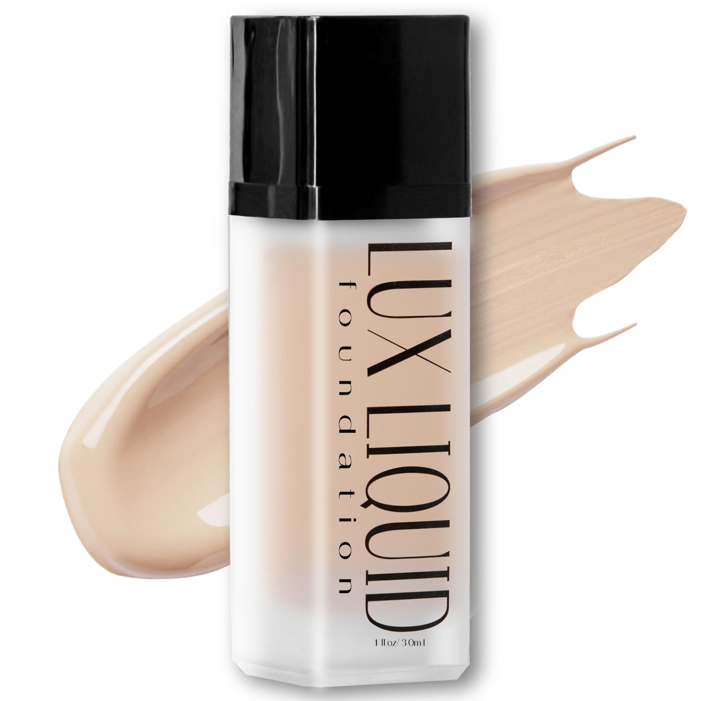 Baeblu Organic Aloe-Based Lux Liquid Foundation, Natural Vegan Gluten-Free Made In Usa, Hazelnut