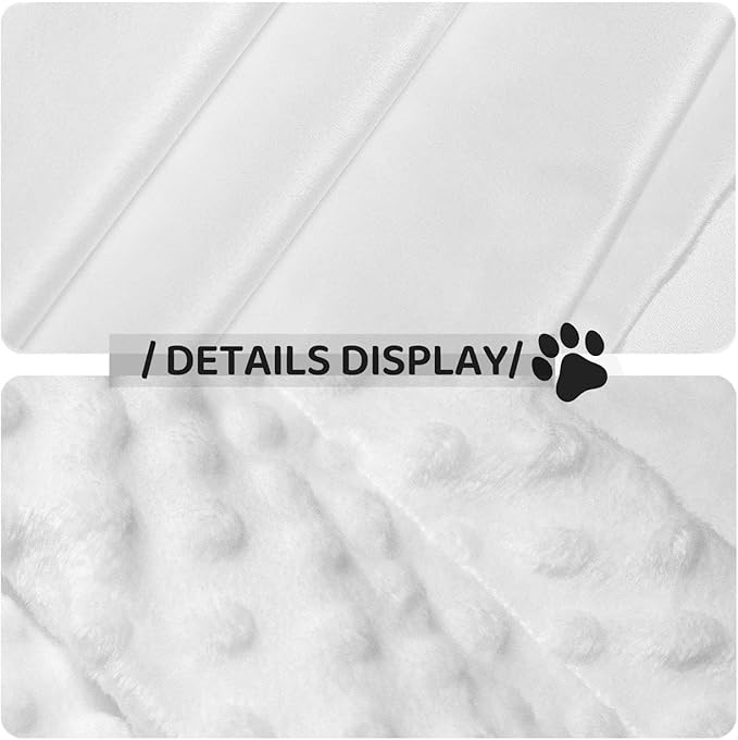 Reversible Plush Dot Pet Blanket, Geometric Checkered Zebra Tiger Leopard Print Hot Pink Vintage Retro 80S 90S, Ultra Soft Two Sided Throw for Dogs Cats Home Use Comfort
