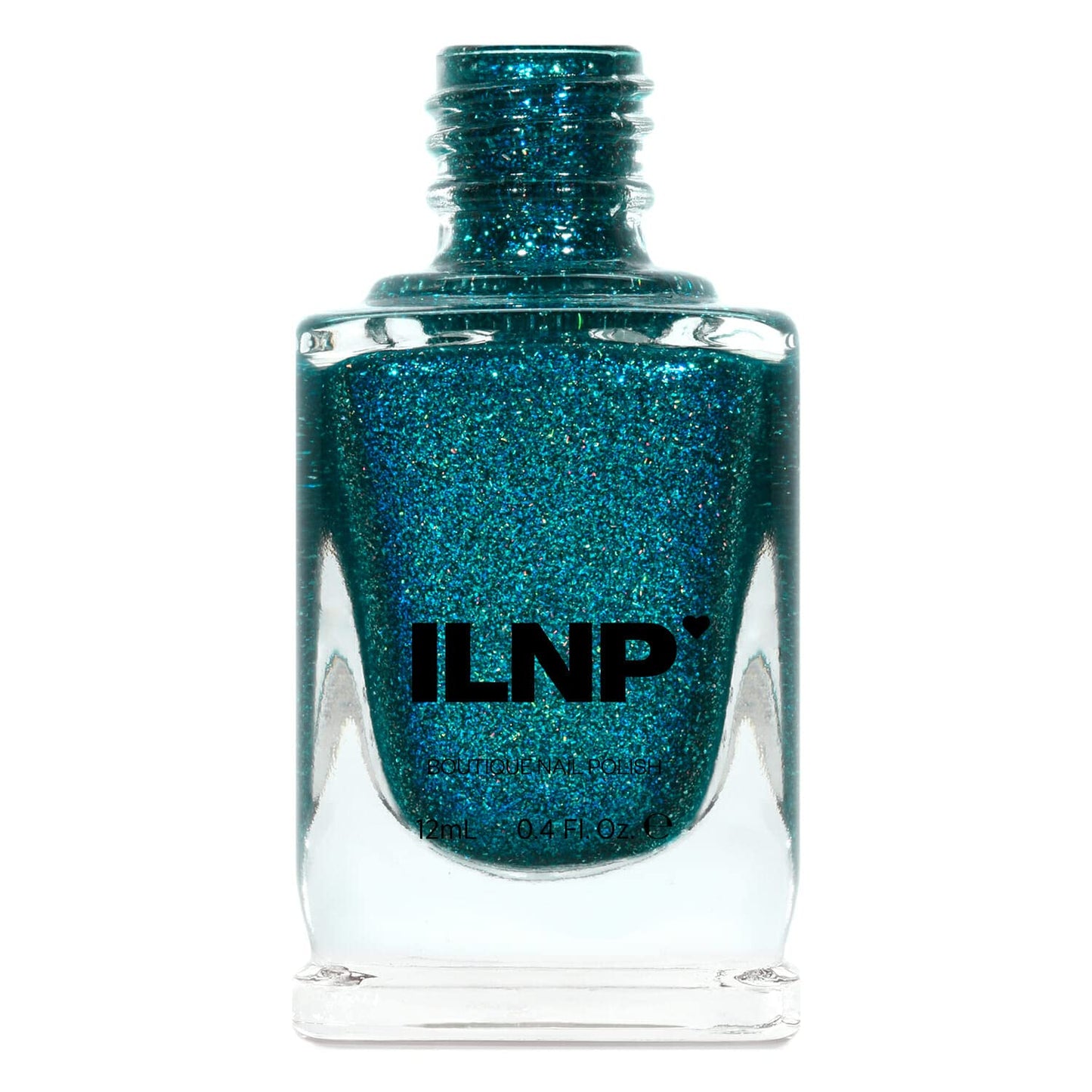 Ilnp Party Favor - Vivid Teal Holographic Nail Polish