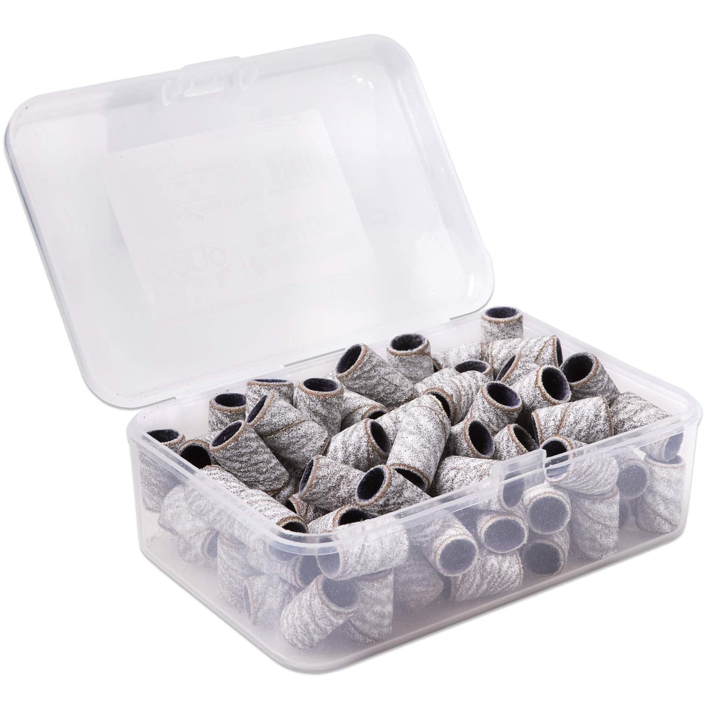 Pana 100 Pieces Nail Sanding Bands Professional Nail Manicure Great Fit For Nail Drill Bits For Acrylic Nails (120 Grit, Zebra)