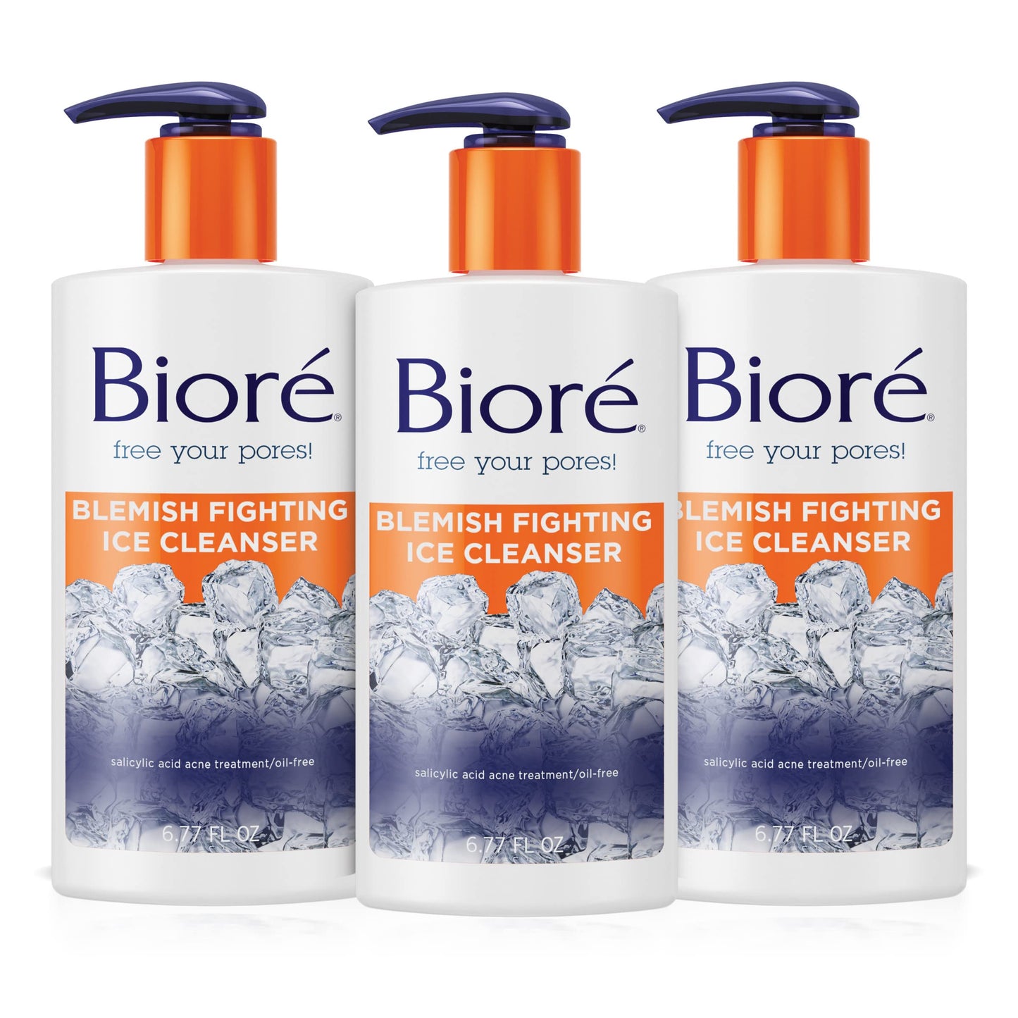 Bior Ice Cleanser Face Wash, Blemish Fighting Cleanser Clears And Prevents Acne Breakouts