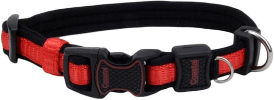 Coastal Pet - Coastal - Inspire Enhanced Core - Adjustable Collar, Red, 1" x 14"-20"