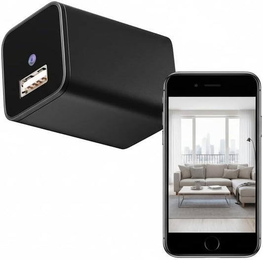 Wall Outlet Security Camera 4K UHD, Plug-in Indoor Pet Camera with 32GB SD Card Local Storage, WiFi Camera, RTSP/ONVIF Supported, No Audio