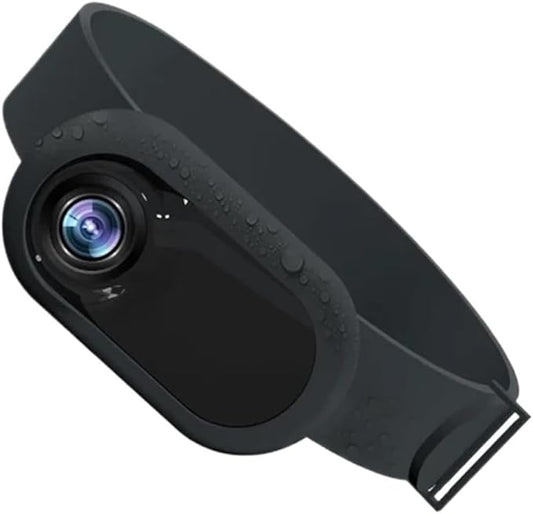 HD 1080P Pet Collar Camera No WiFi Needed Video Recording for Dogs Cats(B)