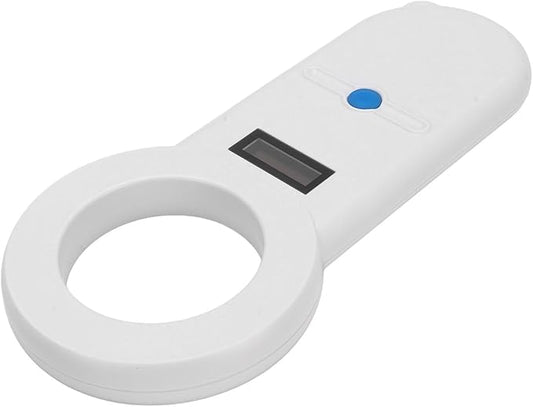 Pet Microchip Reader, EMID Animal Handheld Scanner with OLED Display and USB Charging, Supports ISO 11784 11785 FDX B for Dogs Cats Livestock Poultry
