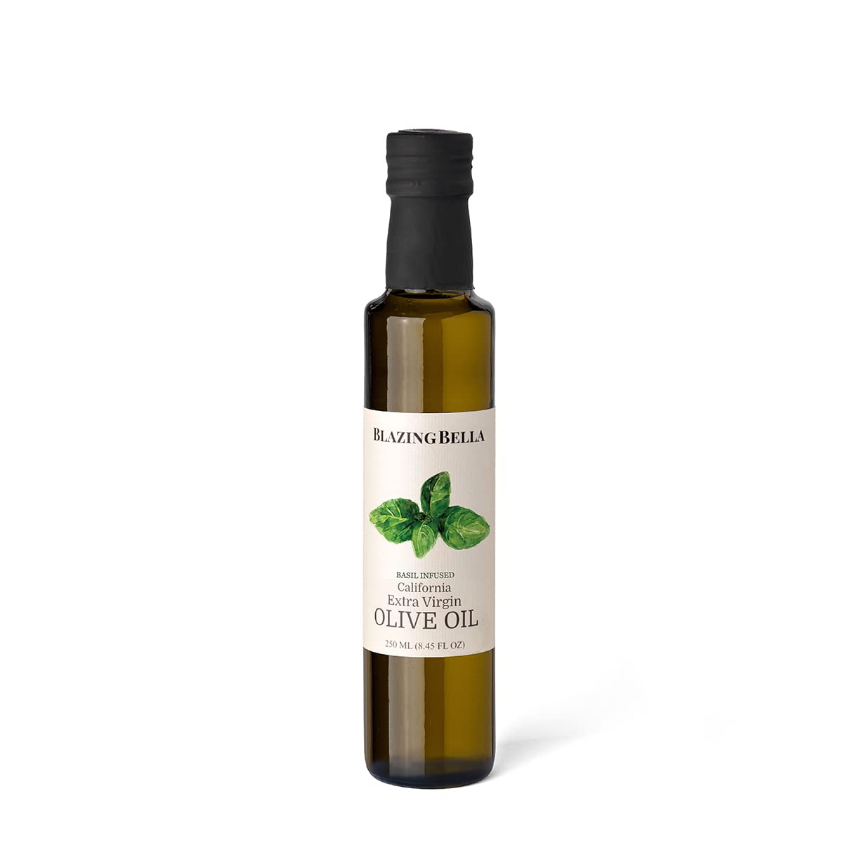 Blazing Bella Extra Virgin Olive Oil (Basil, 8.45 Fl Oz (Pack of 1))