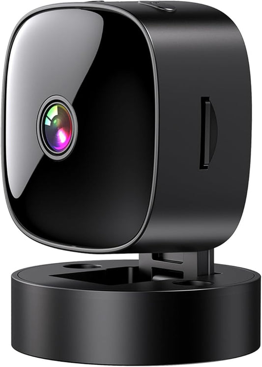 Vikye Indoor Security Camera, 2.4GHz 1080P 360 WiFi Camera with Phone App, Motion Detection, Infrared Night Vision, Pet Dog Baby