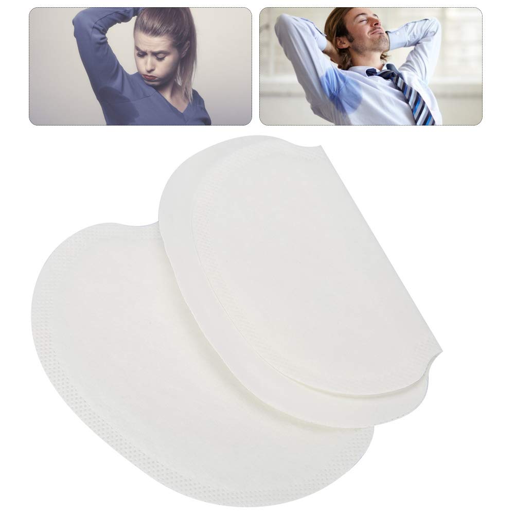 Alucy Underarm Sweat Pads Disposable Armpit Shields With Comfortable, Sweat And Odor Blocker Experience-For Men And Women(10Pcs)