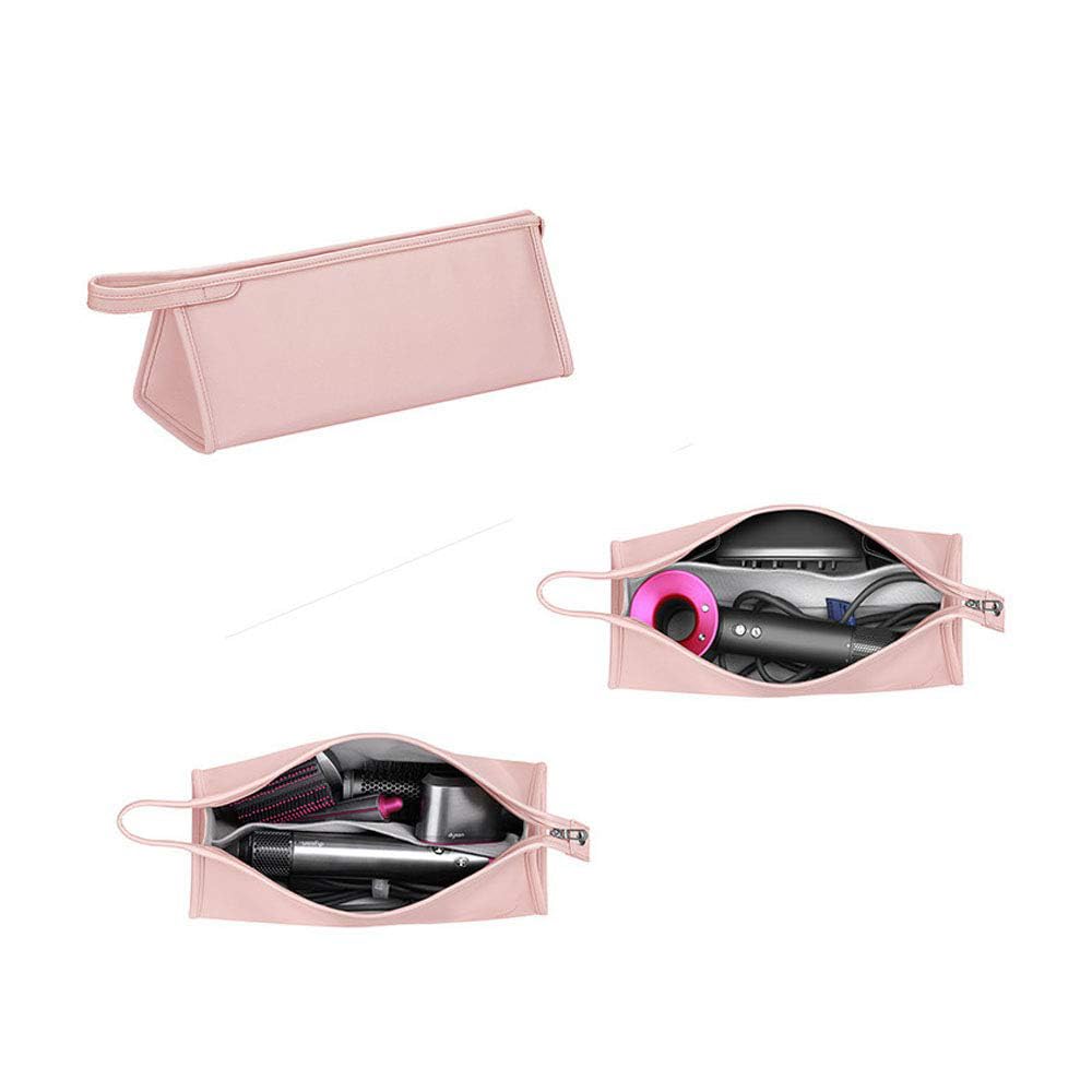 Buwico Pu Leather Travel Case Portable Storage Bag For Dyson Airwrap Styler/Dyson Supersonic Hair Dryer, Waterproof Anti-Scratch