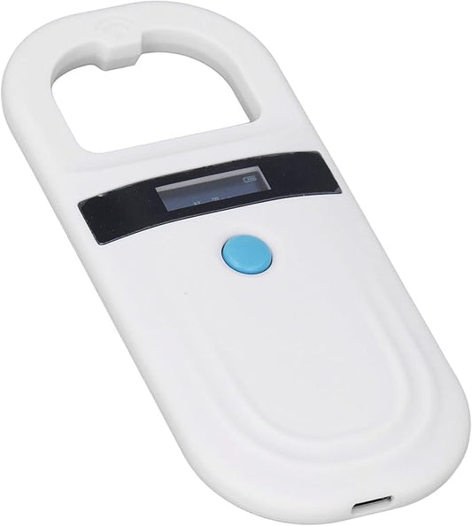FILFEEL Pet Microchip Scanner with LED Display - 134.2kHz & 125kHz, 256 Data Storage, Animal ID Reader for FDXB EMID Chip