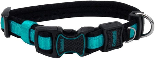 Coastal Pet - Coastal - Inspire Enhanced Core - Adjustable Collar, Aqua, 1" x 14"-20"