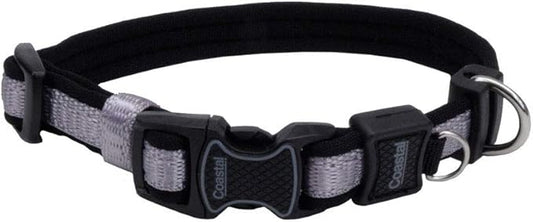Coastal Pet - Coastal - Inspire Enhanced Core - Adjustable Collar, Grey, 5/8" x 10"-14"