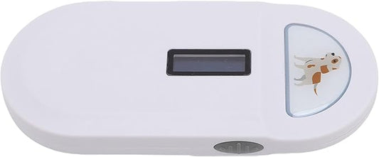 Alomejor Alomejor LongLasting Charging Pet Chip Scanner, Reader Rechargeable Portable Animal Tag Scanner with Clear Display Support for FDX B EMID ISO11784/85, Bright Display, Wide Application,