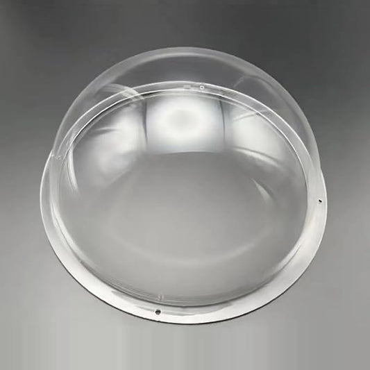 LOTOWELZON 2.36inch Acrylic Replacement Transparent Clear Camera Dome Cover Security Camera Housing Pet Dog Fence Window Skylight Window (ID60mm*H30mm/2.36 * 1.18in)