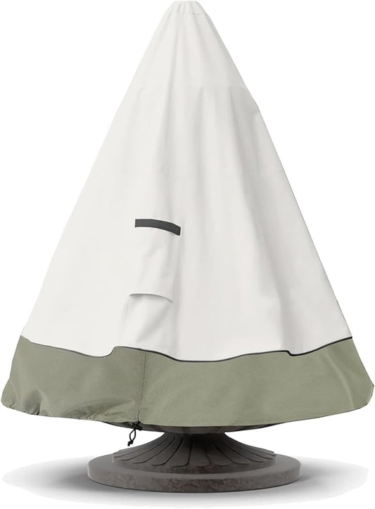 Bitubi Fountain Cover（48"x61"） 600D Oxford Cloth Garden Fountain Statue Protective Cover with Drawstring Waterproof Windproof Fountain Protector