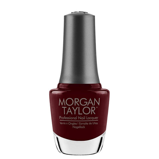 Morgan Taylor Nail Lacquer (Looking For A Wingman) Dark Red Nail Polish, Finger Nail Polish, Long Lasting Nail Polish, Red Nail