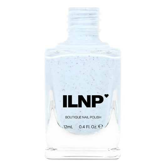 Ilnp Clarise - Pastel Baby Blue Speckled Nail Polish