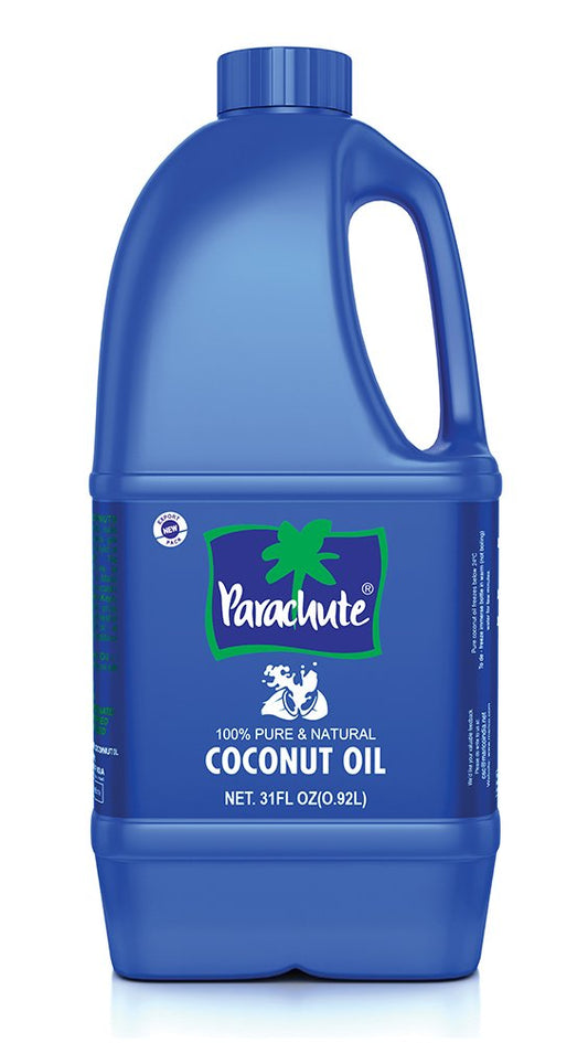 Parachute 100% Pure And Natural Unrefined Coconut Oil | No Chemicals & Added Preservatives | 31 Fl.Oz