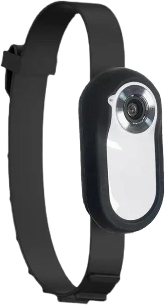 HD 1080P Pet Collar Camera No WiFi Needed Video Recording for Dogs Cats(A)