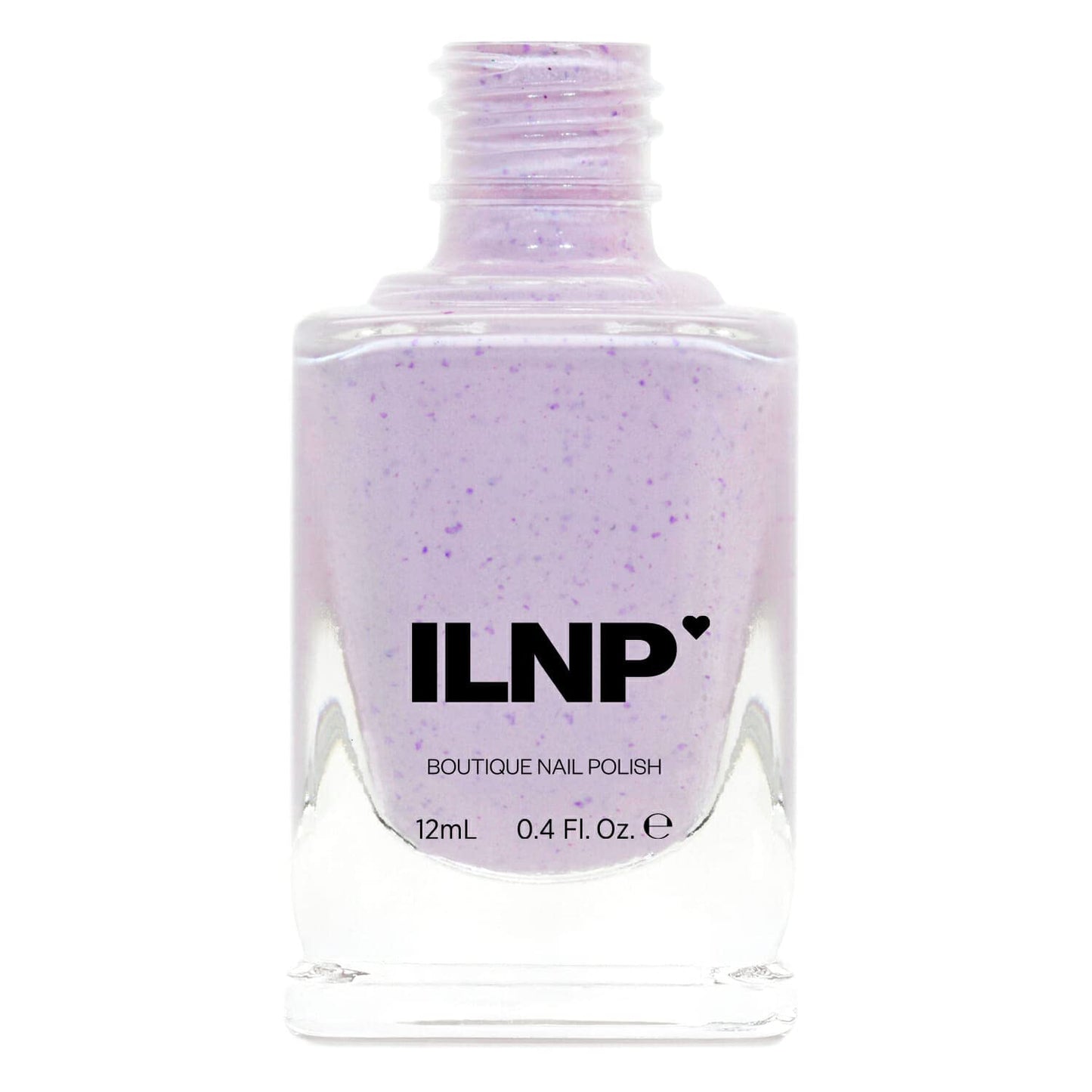 Ilnp Heather - Pale Lilac Speckled Nail Polish, Chip Resistant, 7-Free, Non-Toxic, Vegan, Cruelty Free, 12Ml