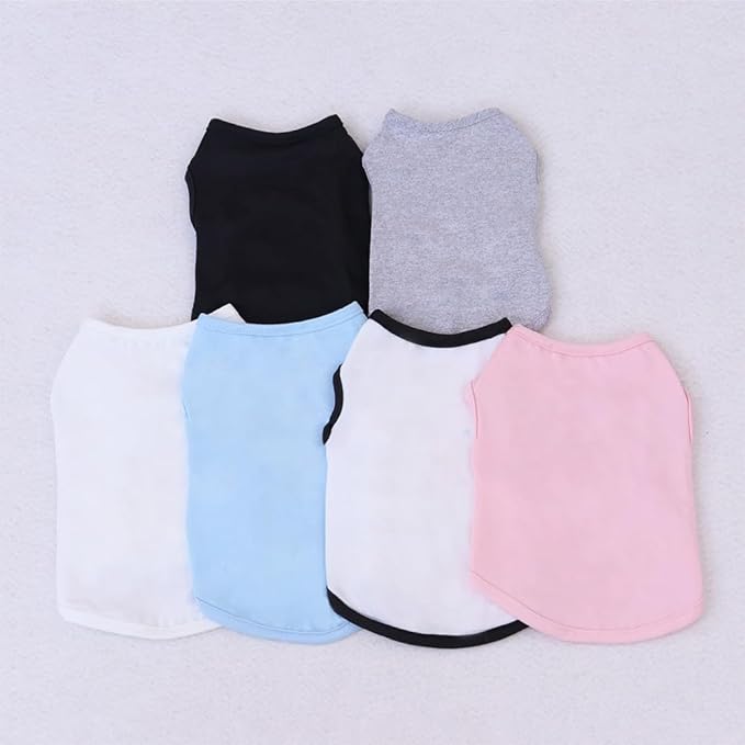 Custom Dog Birthday Shirt,Personalized Pet Apparel Print with Name Age Number,Pet Birthday Outfit,Lightweight Breathable Cotton Vest for Small Medium Large Dogs Cat (Pink, Large)