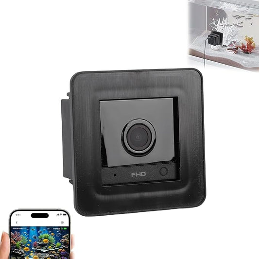 VBESTLIFE 2MP 2K Aquarium & Terrarium Pet Camera, AI Motion Detection, 140 Wide View, for Fish, Lizard, Reptile Pet and Window Bird Feeder