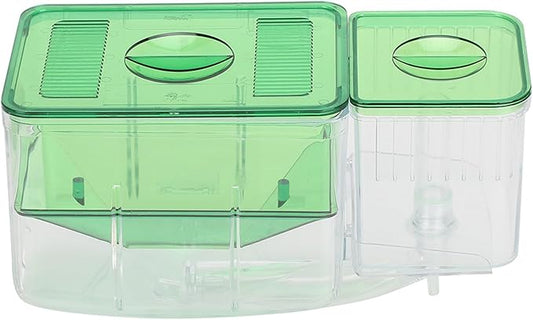 Breeder Box for Fish Tank, Breeding Transparent Aquarium Little Hatching Tanks Double Layer Isolation Hatchery Incubator Injured Small Shrimp Nursery Tank Divider Safe Separation