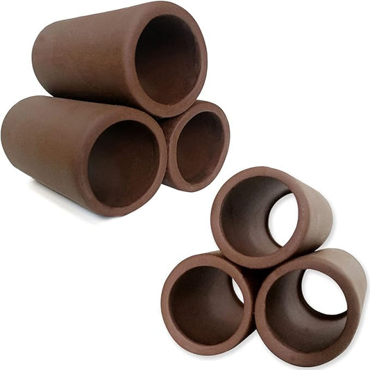 Ceramic Shelters, 2 pcs, Fish Tank Accessories, Fish House, Aquarium Hideout, Swim Holes Aquatic, Aquarium Cave, Ceramic Decoration for Freshwater and Saltwater Fish Tank (Pipes)