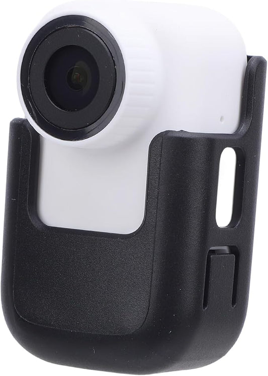 Pet Body Worn Camera, Water Portable HD Wearable Body Cam with Multiple Functions, for Cats Dogs Outdoor Travel Adventures (White)