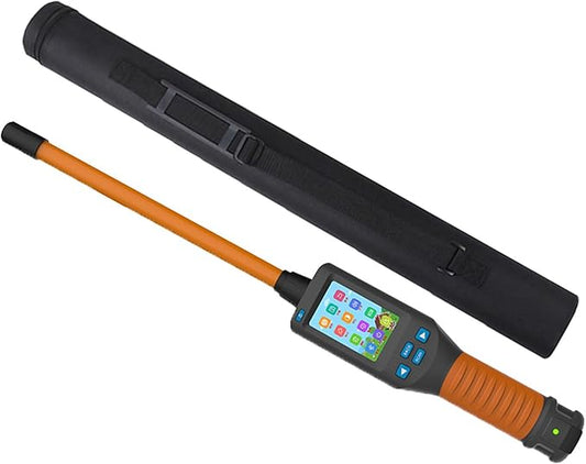 Iso11784/85/Fdx-B/Emid Animal Handheld Reader, Pet Microchip Scanner with OLED Display,134.2khz Pet Id Scanner Low Battery Alarmfor Dog/Cat/Pig/Animal