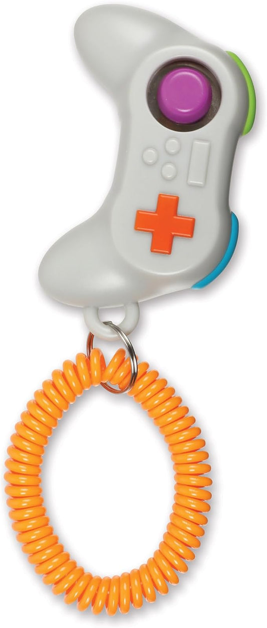 Brightkins Smarty Pooch Gamepad Training Clicker - Enrichment Dog Training Clickers, Gift for Puppies and for All Breeds