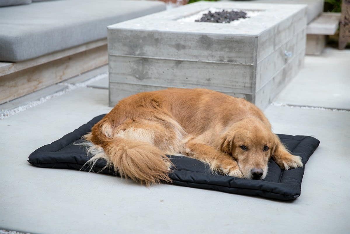 K9 Ballistics Tough Ripstop Dog Crate Pad - Durable & Machine Washable with Non-Skid Bottom and 120-Day Warranty, Fits 54" Wire Crates - XX-Large, Blue Quartz