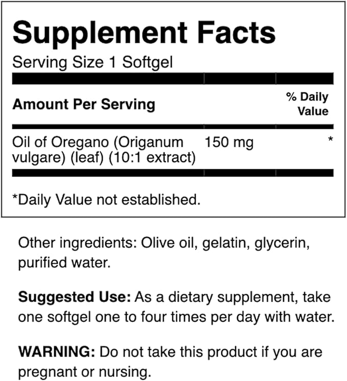 Swanson Oregano Oil 10:1 Extract - Natural Supplement Promoting Digestive Health & Respiratory Support - Supports Gastrointestinal System & Urinary Tract Health - (120 Softgels, 150mg Each) (3 Pack)