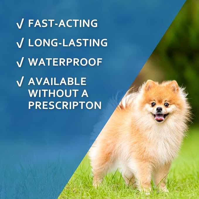 Sentry Fiproguard for Dogs, Flea and Tick Prevention for Dogs (23-44 Pounds), Includes 3 Month Supply of Topical Flea Treatments