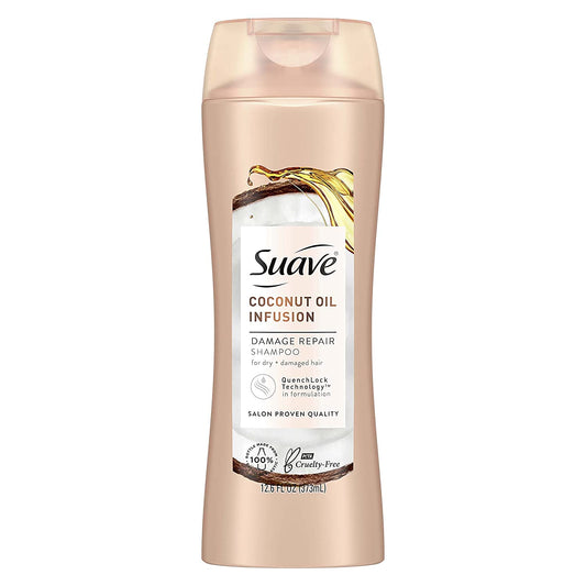 Suave Professionals Coconut Oil Infusion Damage Repair Shampoo 12.6 Oz