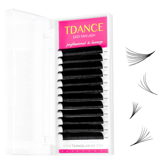 Tdance Eyelash Extension Supplies Rapid Blooming Volume Eyelash Extensions Thickness 0.05 Dd Curl 8Mm Easy Fan Volume Lashes Sel