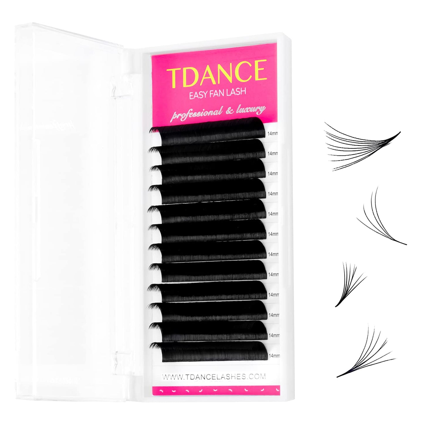 Tdance Eyelash Extension Supplies Rapid Blooming Volume Eyelash Extensions Thickness 0.03 Dd Curl 13Mm Easy Fan Volume Lashes Se
