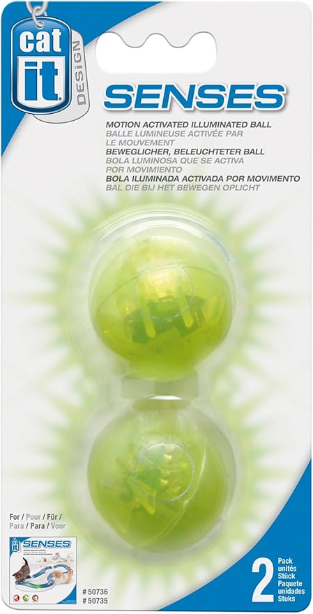 Catit Design Senses Illuminated Ball - 2-Pack