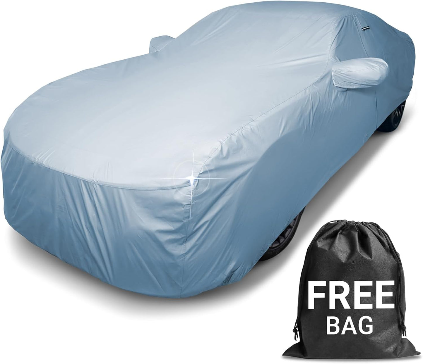 iCarCover Premium Car Cover for 2005-2010 Pontiac G6 Heavy Duty Waterproof All-Weather Automobiles Custom Fit Indoor Outdoor UV Snow Protection Covers with Straps and Bag