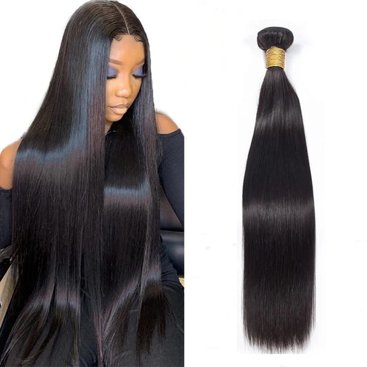 10A Straight Hair 1 Bundles Brazilian Virgin Human Hair Bundles Straight 22 Inch 100% Unprocessed Virgin Hair 1 Bundles Straight