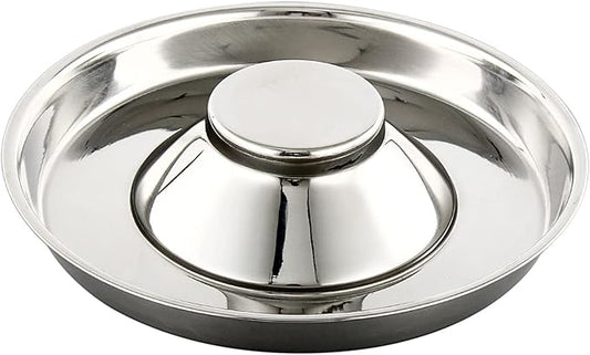 Stainless Steel Pet Bowl for Puppy and Cat, Dog Food and Water Feeding Bowl, Puppies and Kittens Weaning Bowls, Multiple Dogs and Cats Eat and Drink Together (1PC, M)