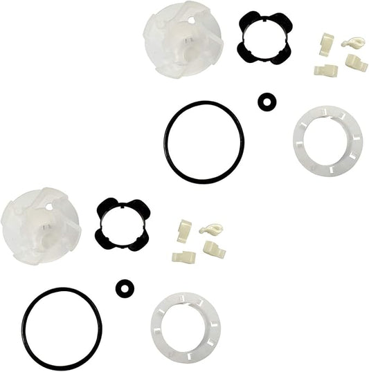 HQRP 2-Pack Washer Agitator Dogs Cam Repair Kit compatible with Inglis IJ43001 IK45000 IL45000 IM43000 IP42000 IS42000 IS43000 ITW4300SQ0 ITW4700YQ1 IV46000 IV46001 IV48000 IV48001