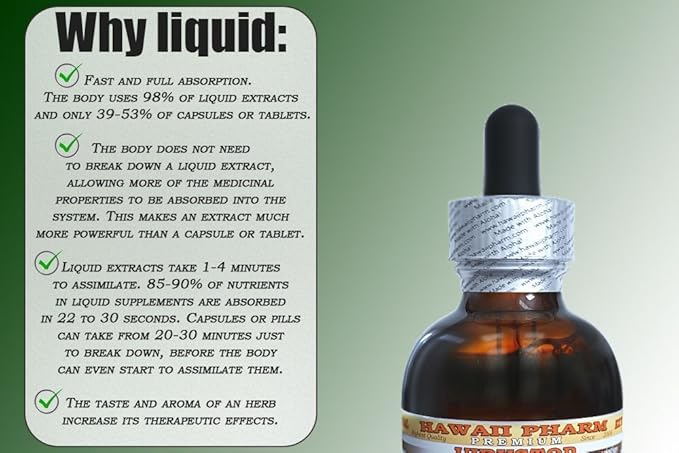 Hawaii Pharm Pleurisy Root Alcohol-Free Liquid Extract, Pleurisy Root (Asclepius tuberosa) Dried Root Glycerite Natural Herbal Supplement, USA 2 fl.oz