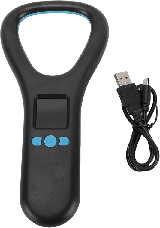 Pet Microchip Scanner, EMID Portable Pet Chip Scanner Rechargeable Data Storage Animal Handheld Reader LED Color Screen for Dog Cat