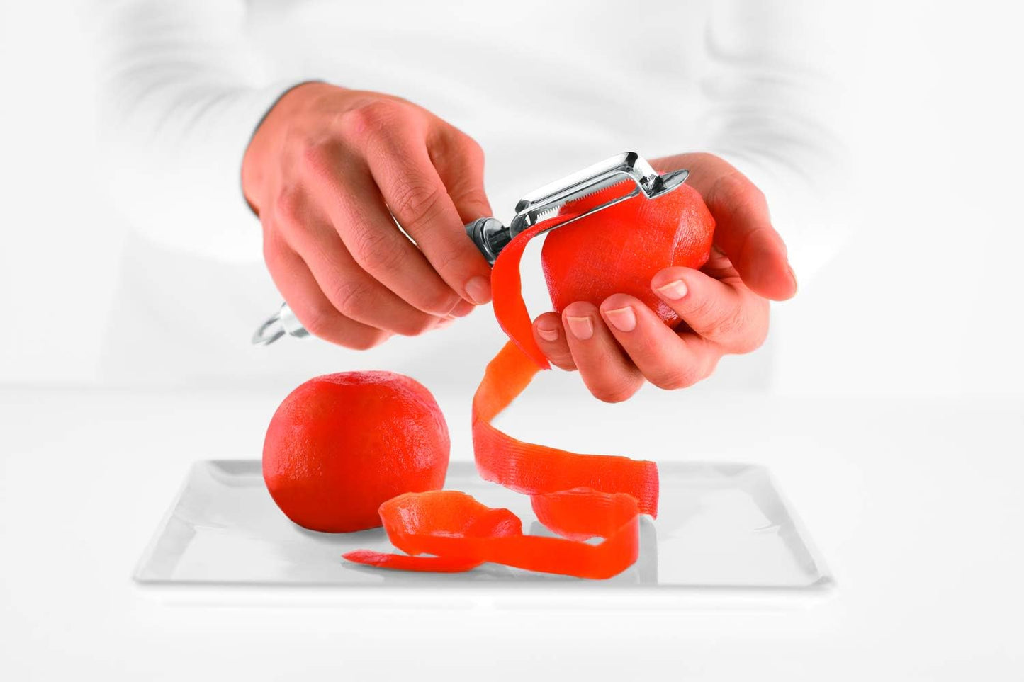 Rosle Stainless Steel Tomato & Kiwi Peeler, 7.9-inch