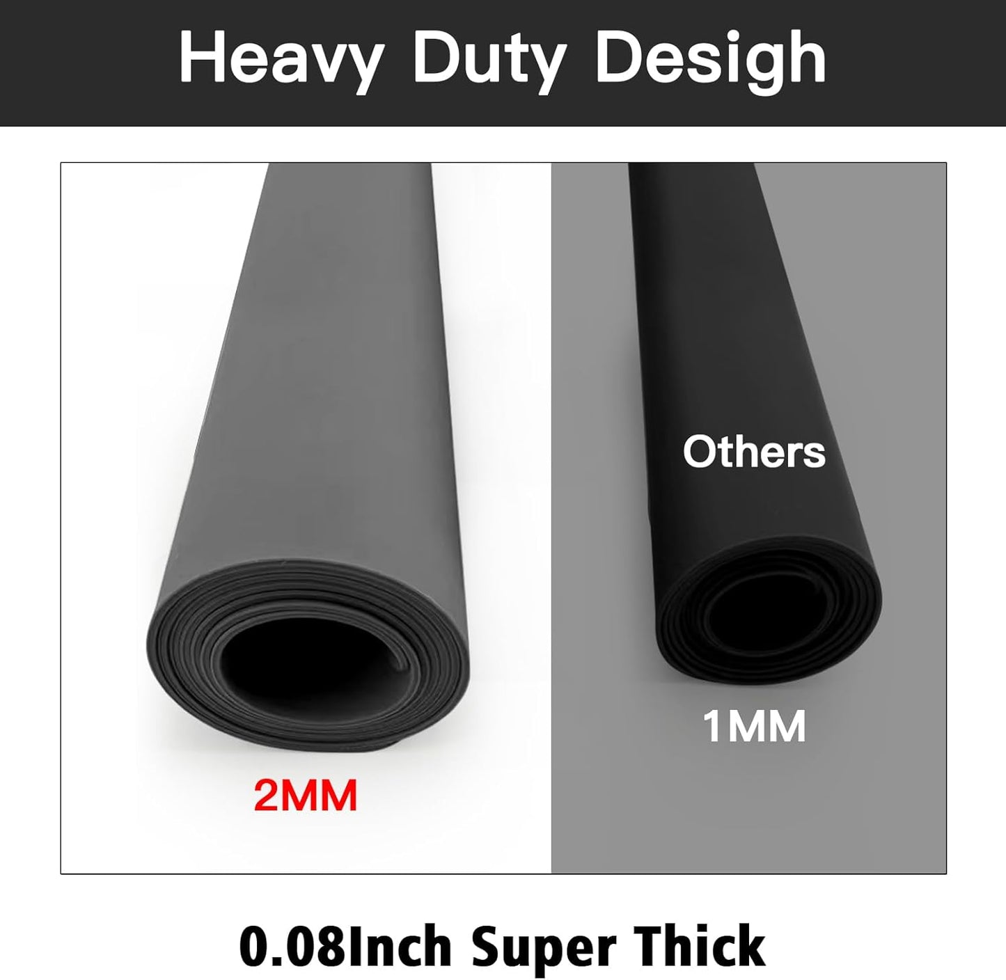 2MM Extra Thick Silicone Mats for Kitchen Counter, 35.4"x23.6" Kitchen Island Largest Heat-Resistant Baking Mat, Thicker Non-Slip Desk Protect Mat, Multipurpose Countertop Protector (Brown)